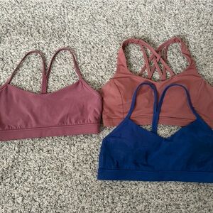 (4) Lululemon bras